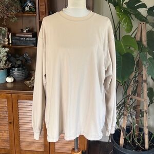 Northeast Outfitters Vintage Men's Beige Long Sleeve Shirt XL